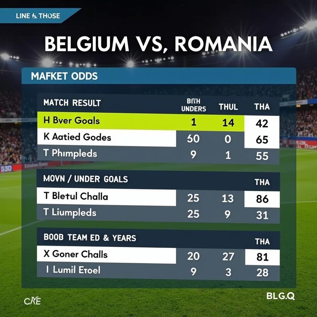 Phân tích kèo trận Bỉ vs Romania