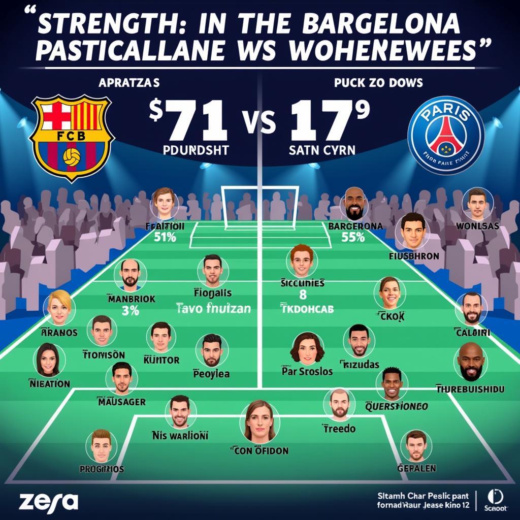 Phân tích lực lượng Barcelona vs PSG