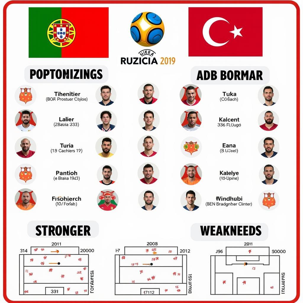 Phân tích lực lượng Bồ Đào Nha vs Thổ Nhĩ Kỳ