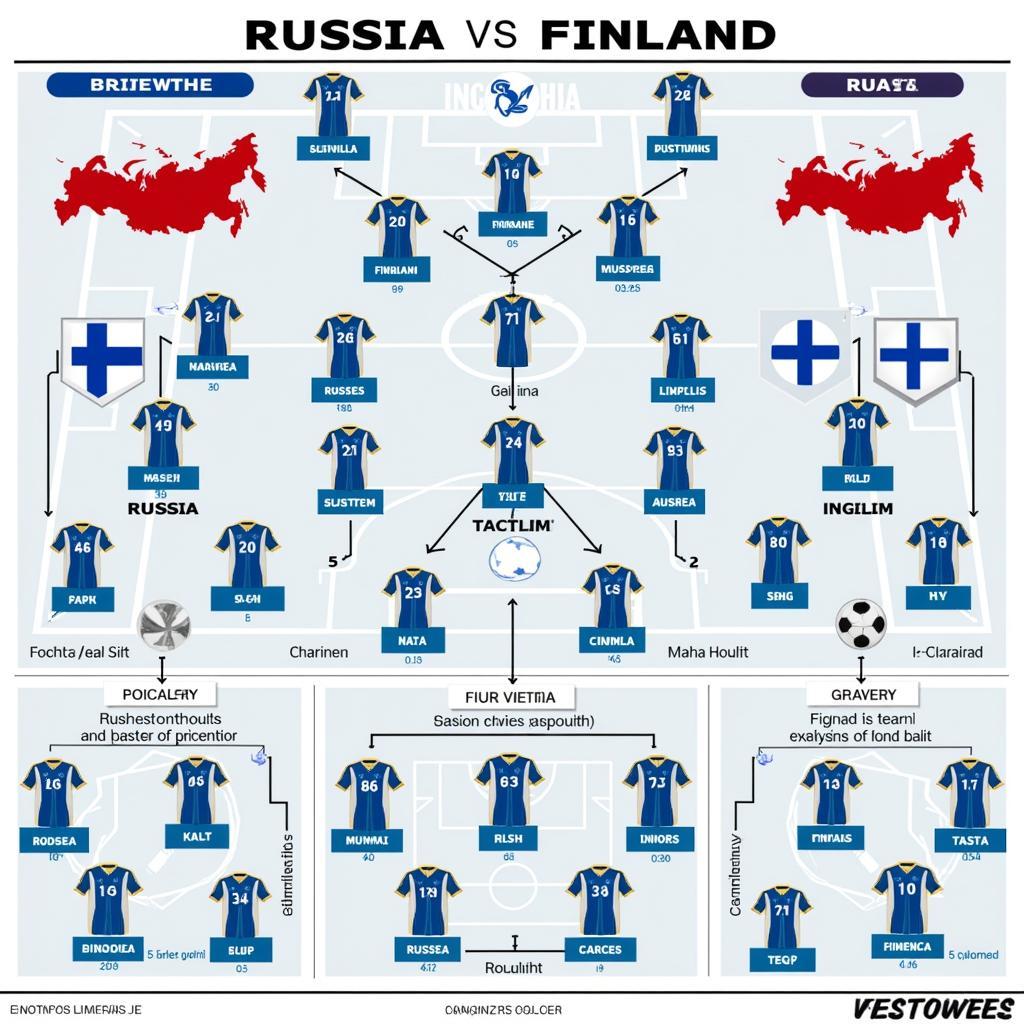 Phân tích lực lượng Nga vs Phần Lan: Đồ hình, chiến thuật và điểm mạnh yếu của hai đội