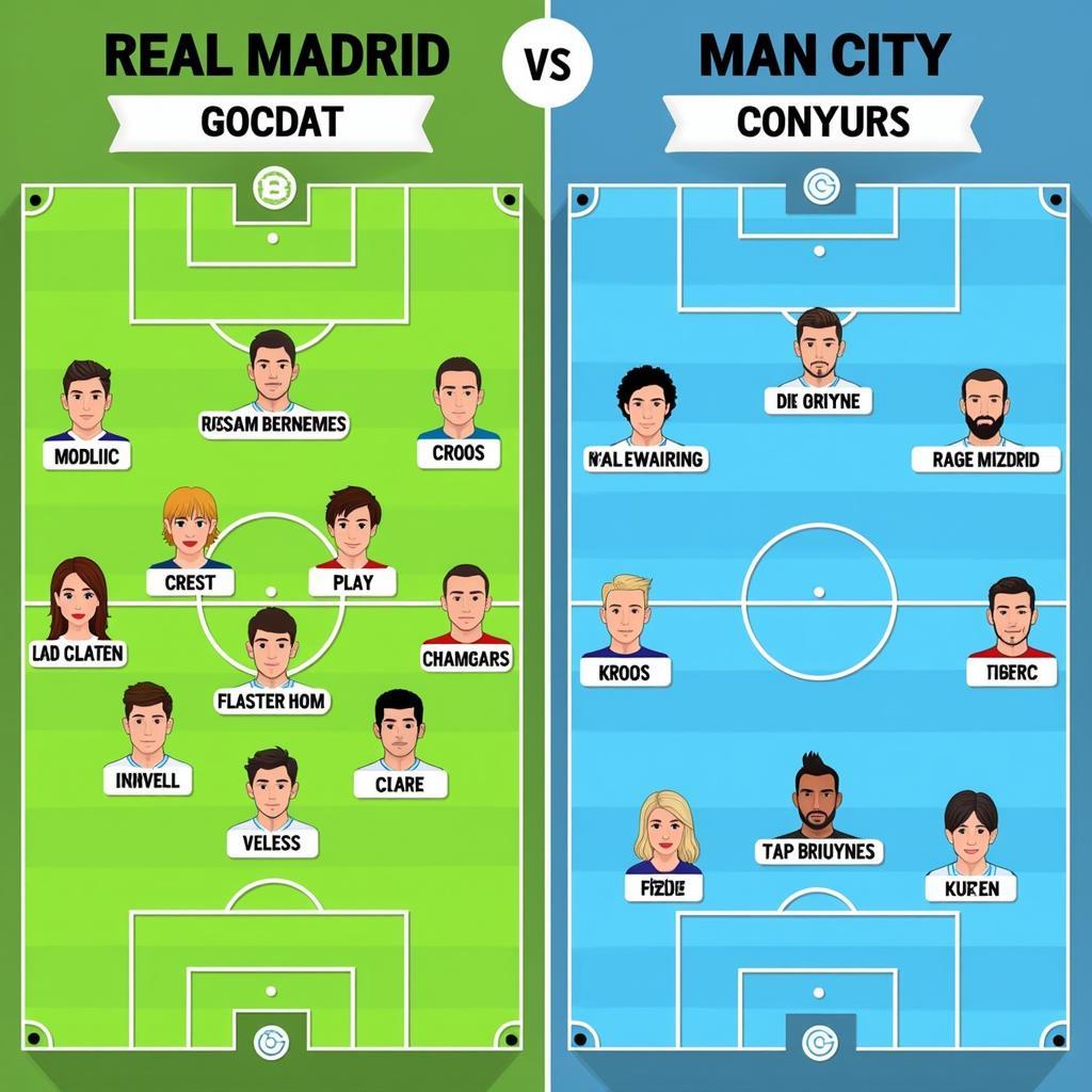 Phân tích lực lượng Real Madrid và Man City