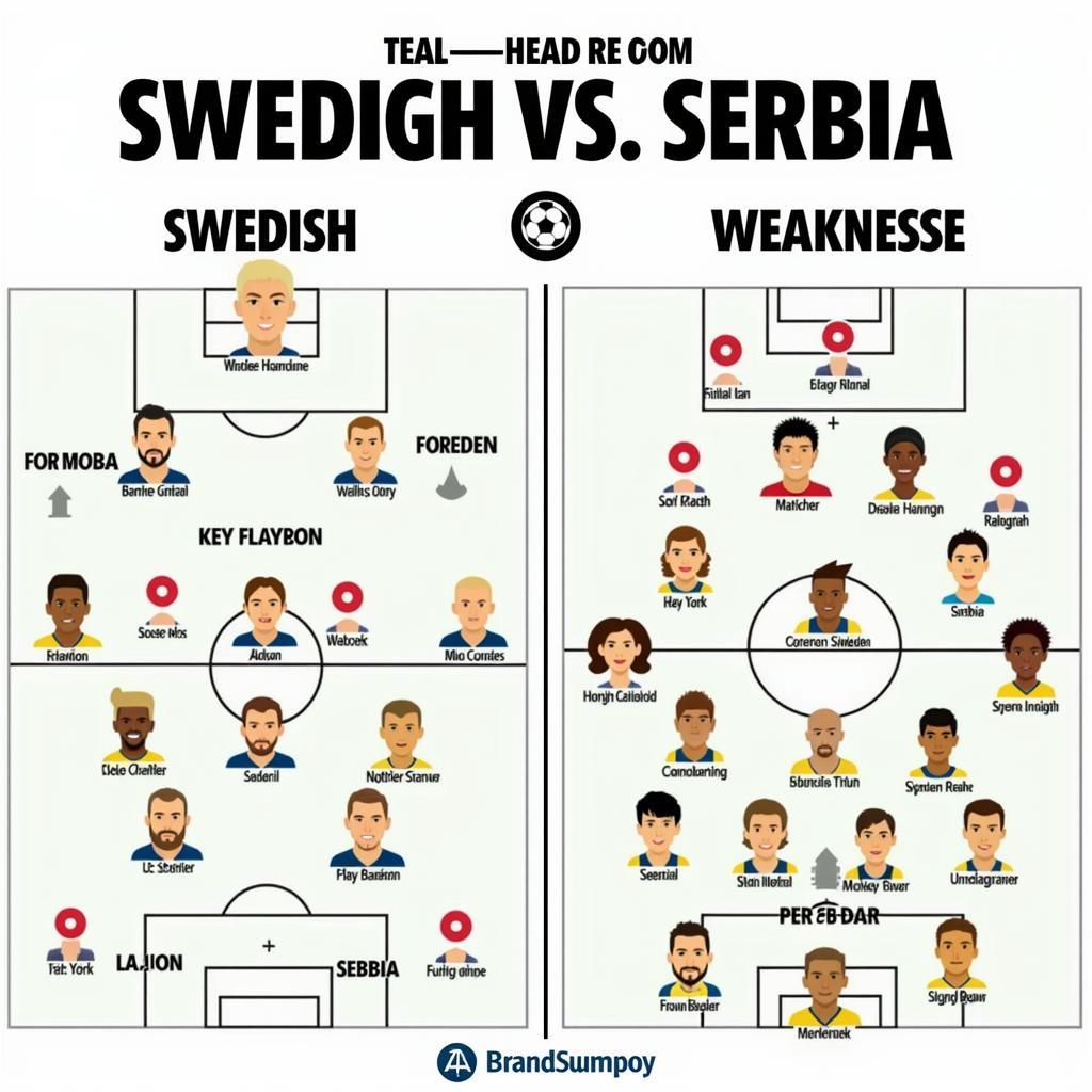 Phân tích lực lượng Thụy Điển vs Serbia