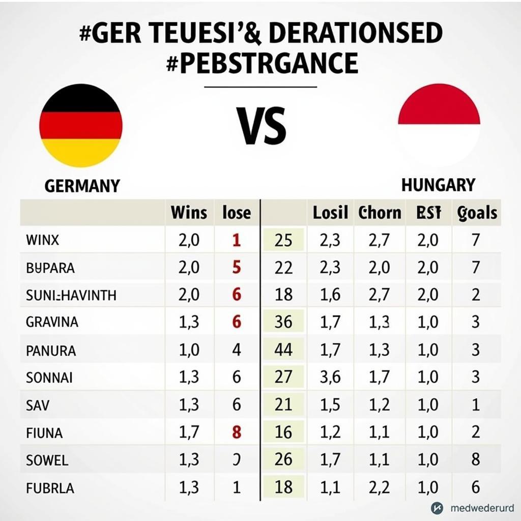 Phân tích phong độ Đức vs Hungary