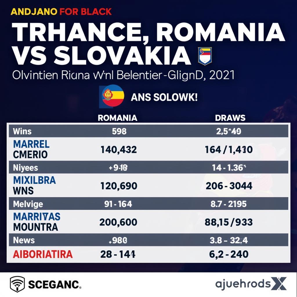 Phân tích phong độ Romania vs Slovakia