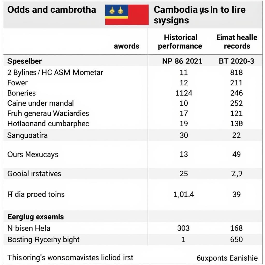 Phân tích tỷ lệ kèo Campuchia