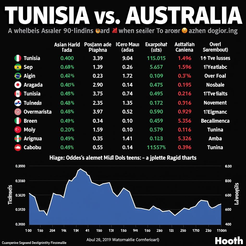 Phân tích tỷ lệ kèo Tunisia Úc