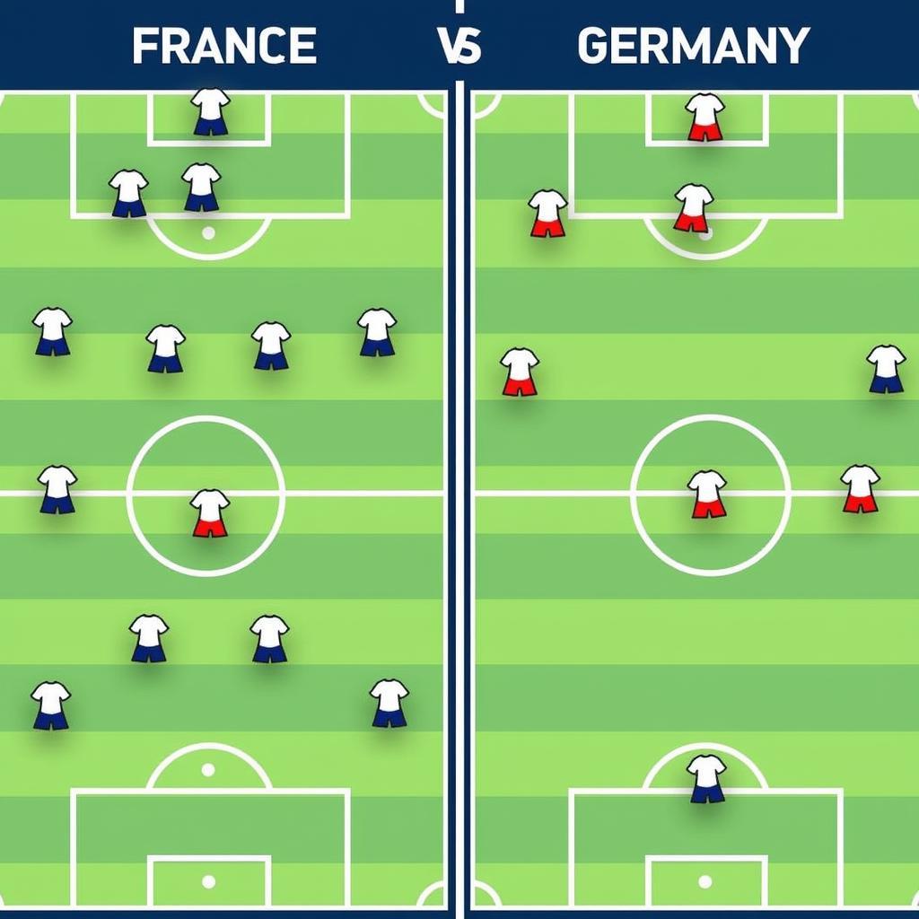 Chiến thuật dự kiến Pháp vs Đức