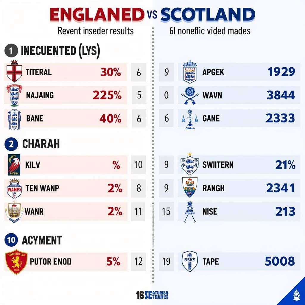 Phong độ hiện tại của Anh và Scotland: Ai sẽ chiếm ưu thế?