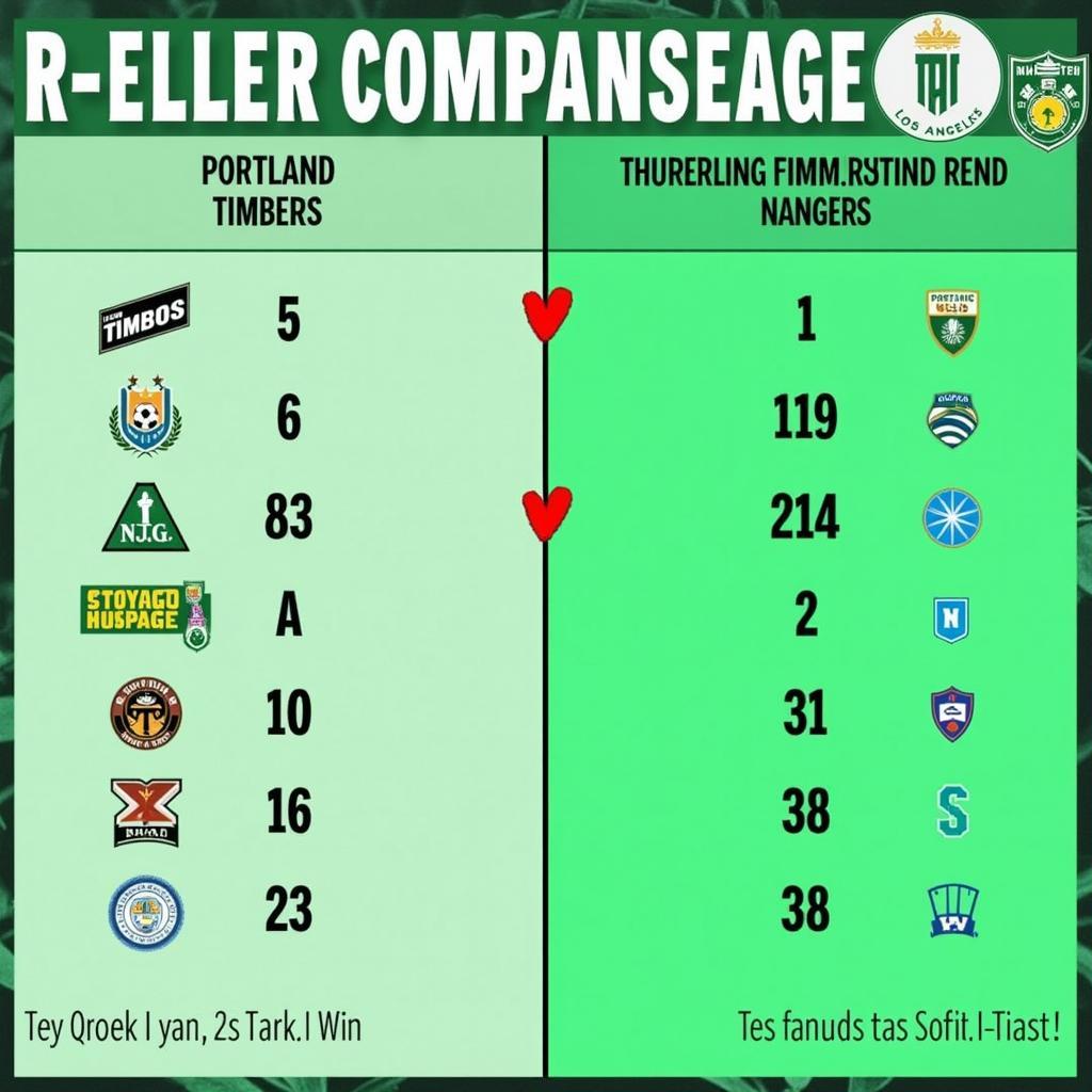 Phong độ gần đây của Portland Timbers và Los Angeles