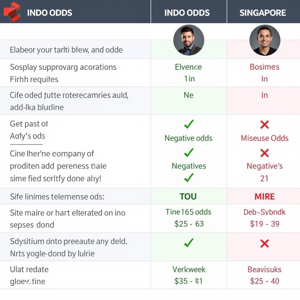 So sánh kèo Indo và Singapore
