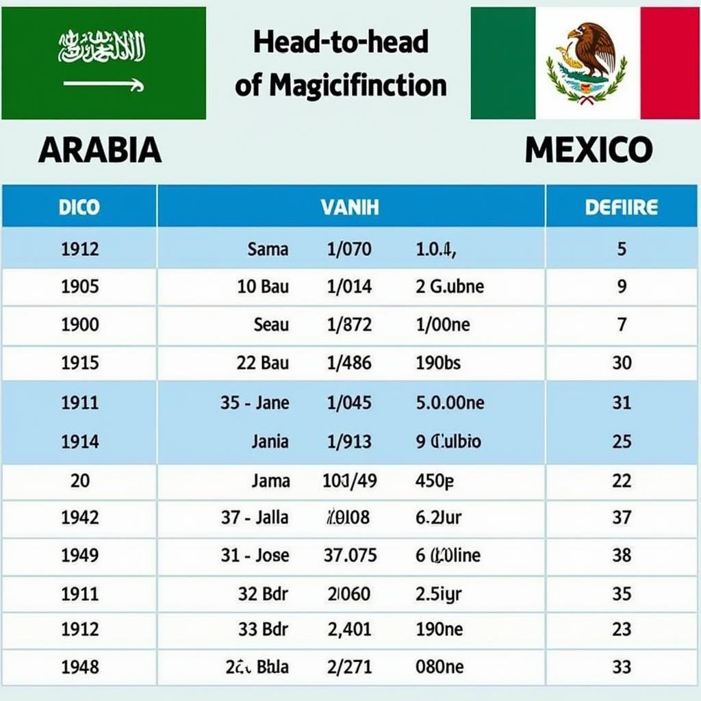 Lịch sử đối đầu giữa Ả Rập Xê Út và Mexico