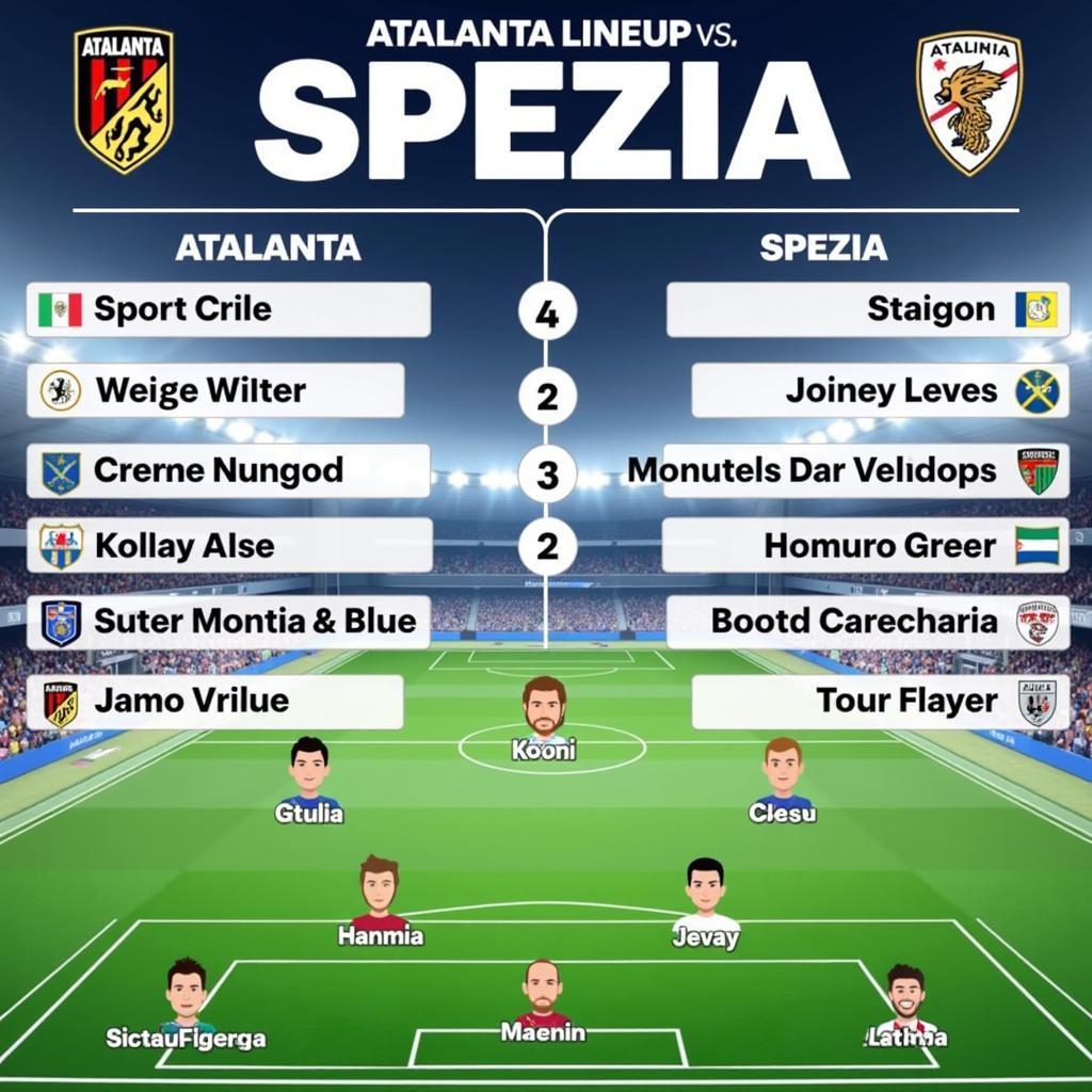 Sức mạnh đội hình Atalanta vs Spezia