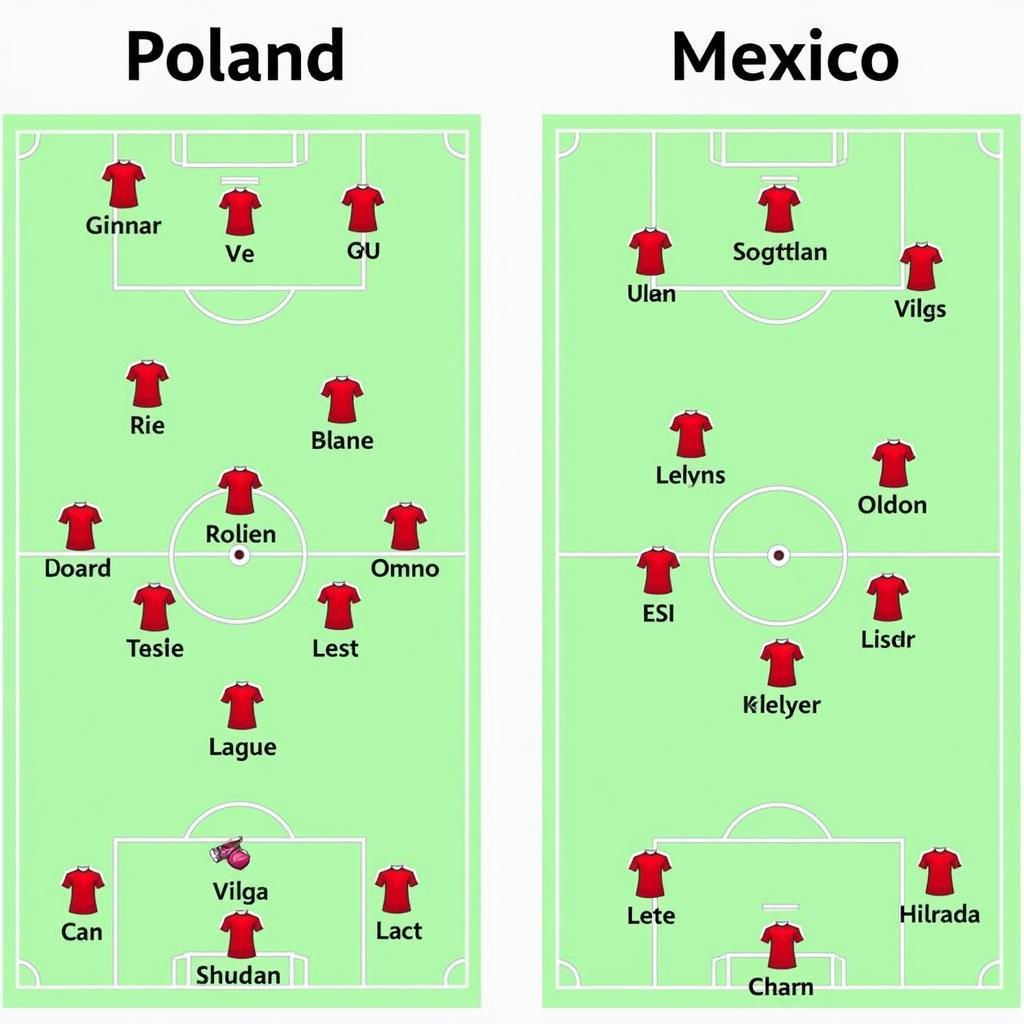 Phân tích chiến thuật Ba Lan vs Mexico