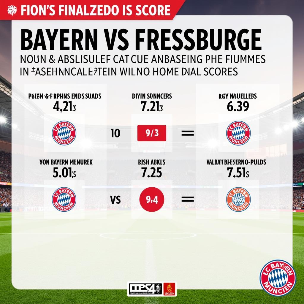 Dự đoán kết quả Bayern Munich vs Freiburg