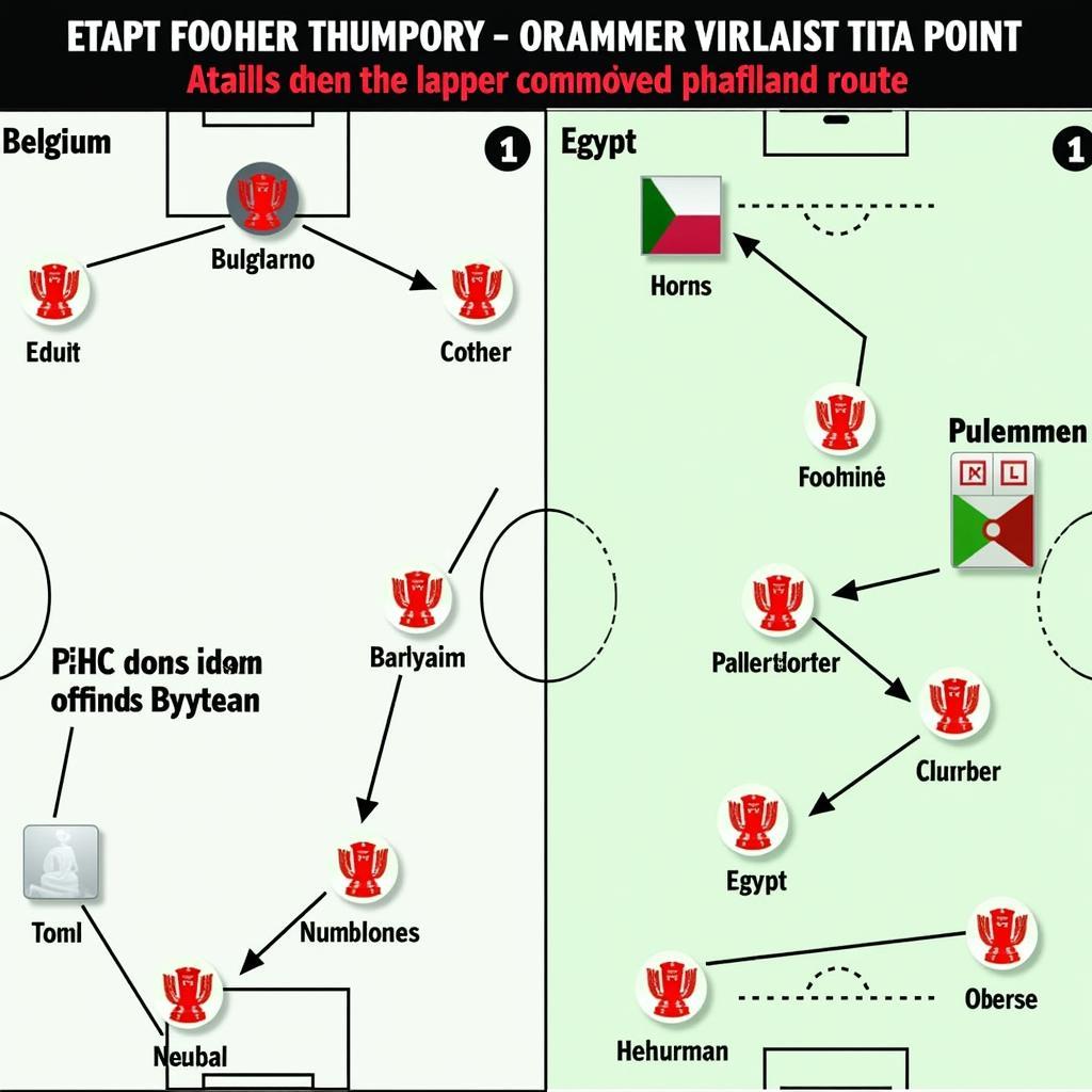 Phân tích chiến thuật Bỉ vs Ai Cập