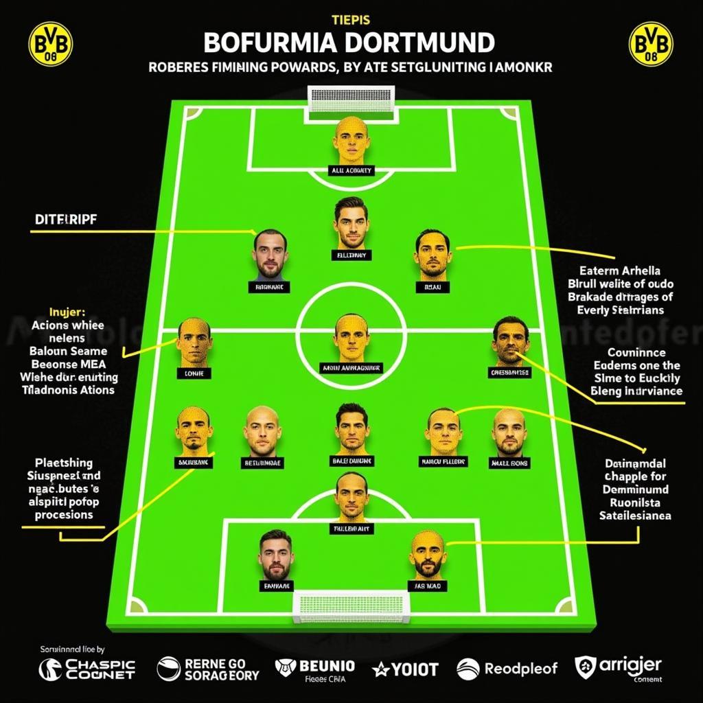 Soi kèo Borussia Dortmund dựa trên đội hình và chiến thuật