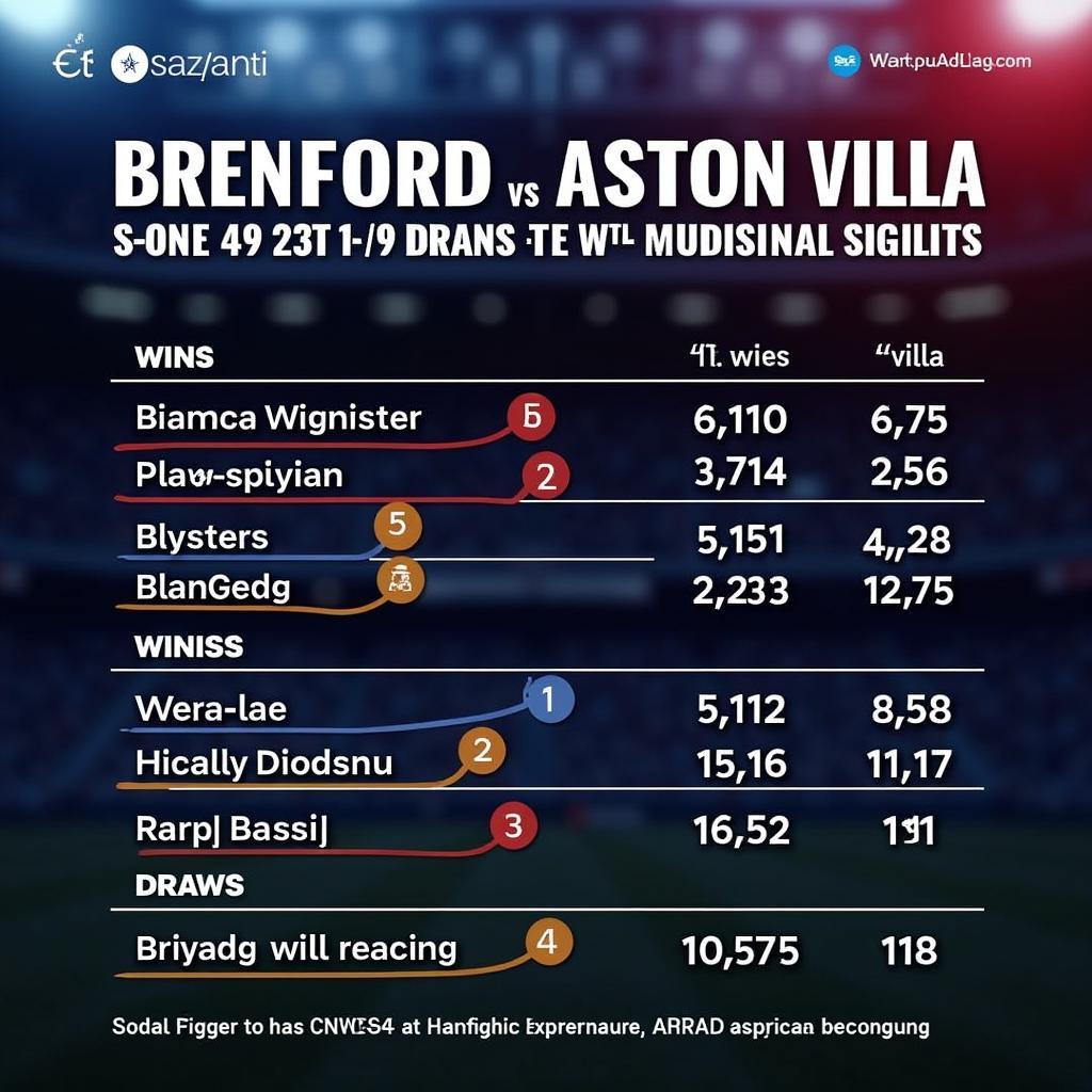 Phong độ gần đây của Brentford và Aston Villa