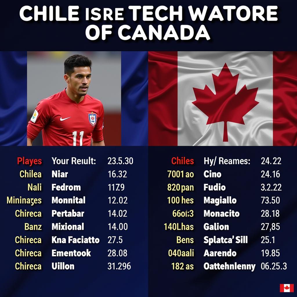 Soi kèo Chile Canada: Phong độ hiện tại