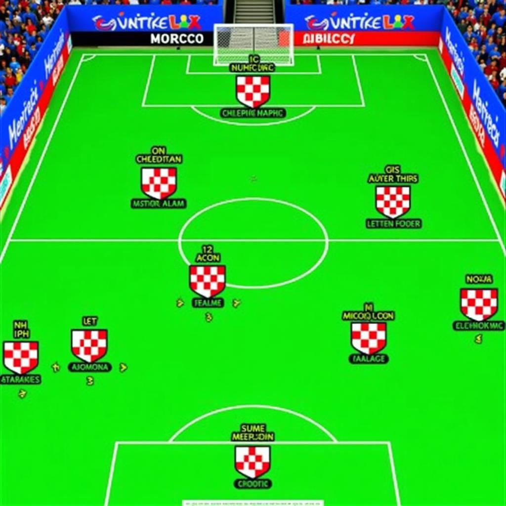 Phân tích chiến thuật Croatia vs Maroc