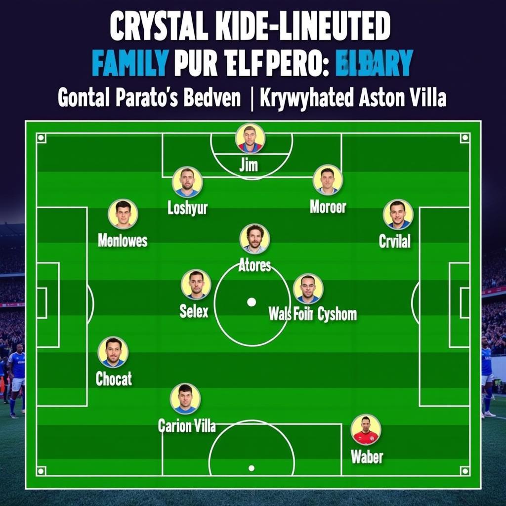 Soi kèo Crystal Palace vs Aston Villa: Đội hình dự kiến