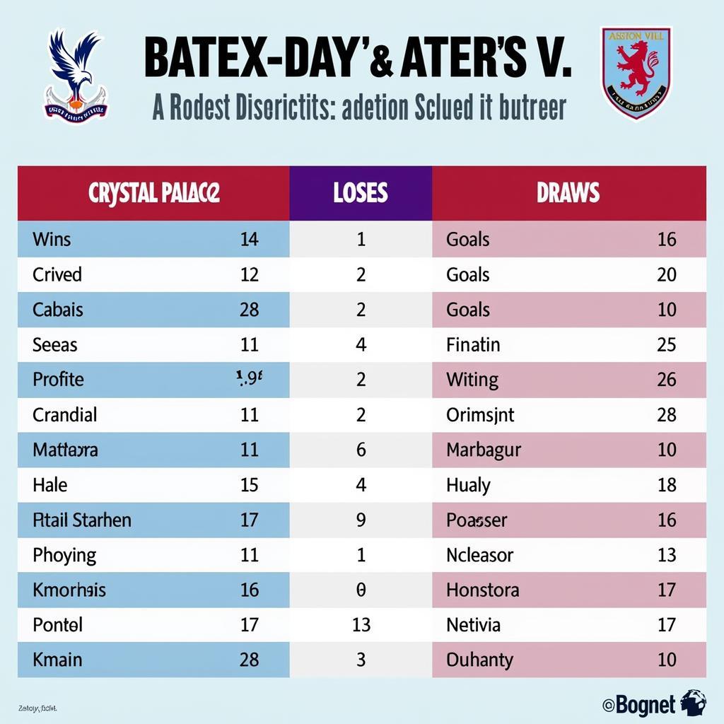 Soi kèo Crystal Palace vs Aston Villa: Phong độ gần đây