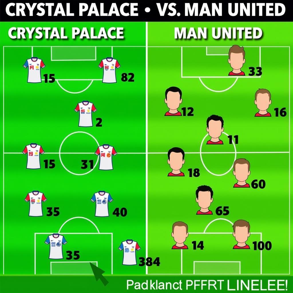 Soi kèo Crystal Palace vs Man United: Đội hình dự kiến