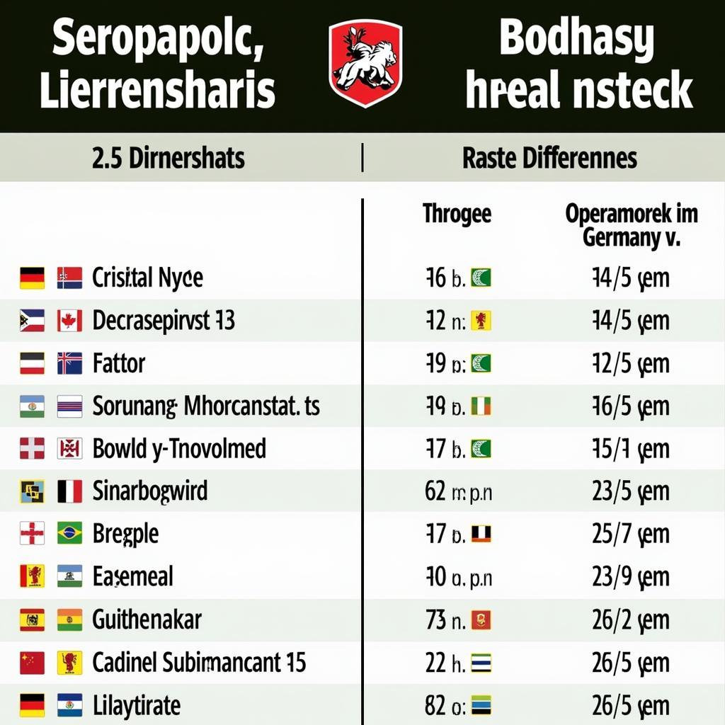 Lịch sử đối đầu Đức vs Liechtenstein