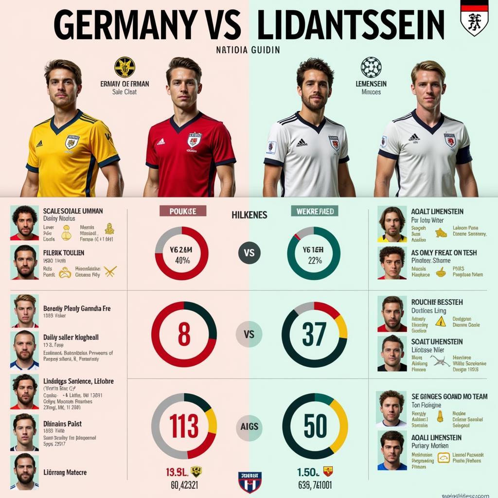 Phân tích sức mạnh Đức vs Liechtenstein