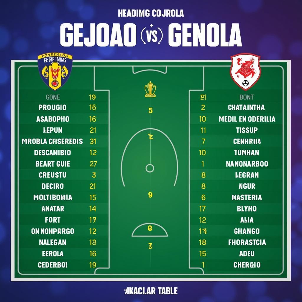 Lịch sử đối đầu Genoa