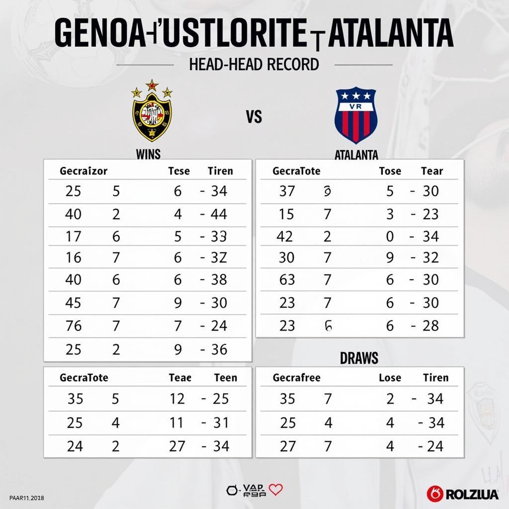 Lịch sử đối đầu giữa Genoa và Atalanta