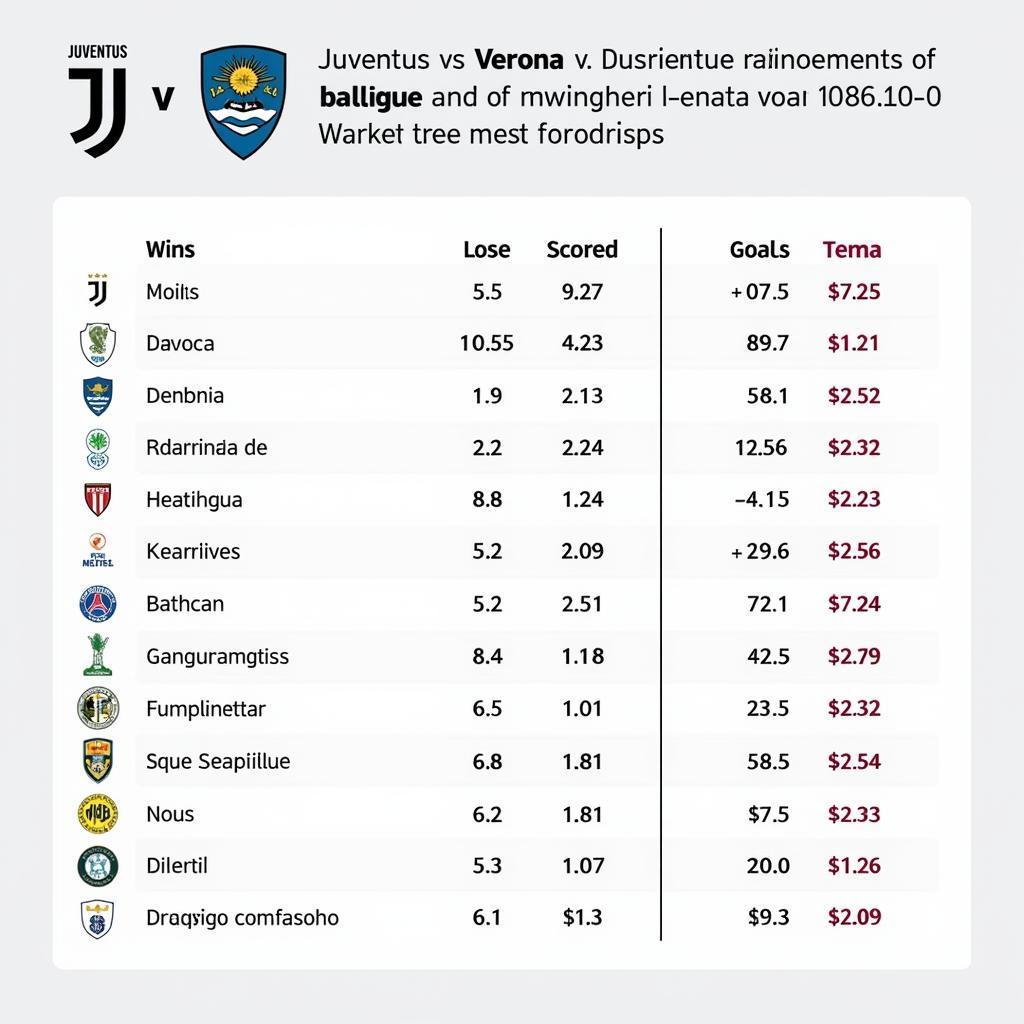 Phân tích phong độ Juventus vs Verona