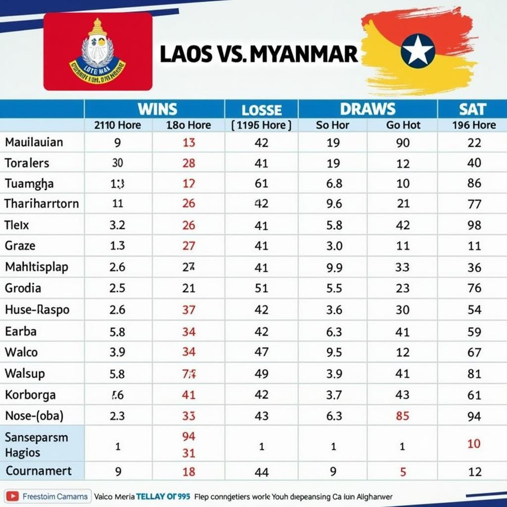 Lịch sử đối đầu Lào vs Myanmar