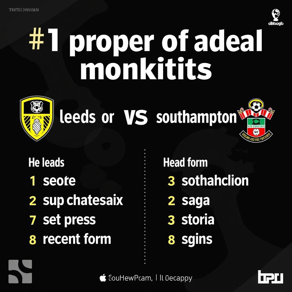 Dự đoán tỷ số Leeds vs Southampton