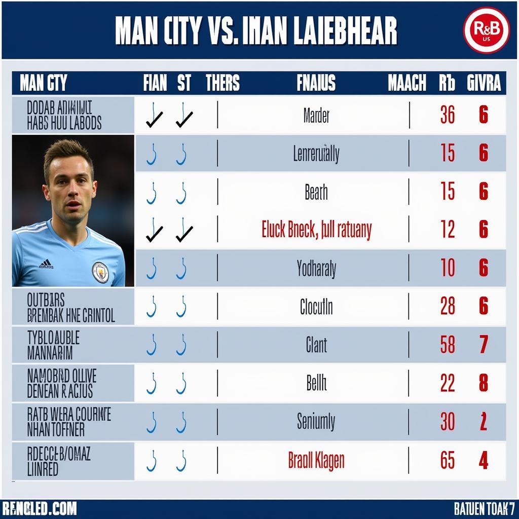 Lịch sử đối đầu Man City vs RB Leipzig