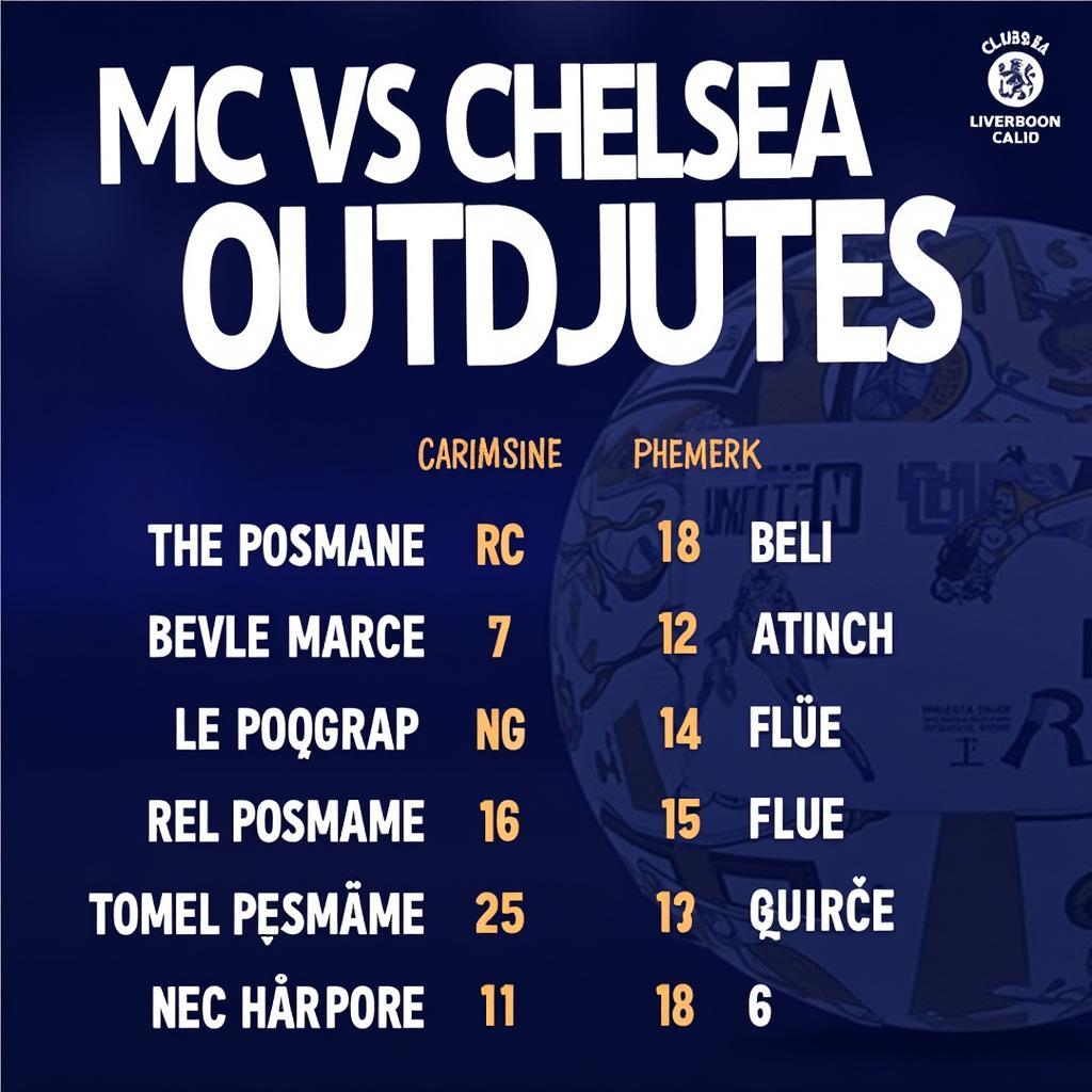 Soi kèo MC Chelsea - Dự đoán kết quả