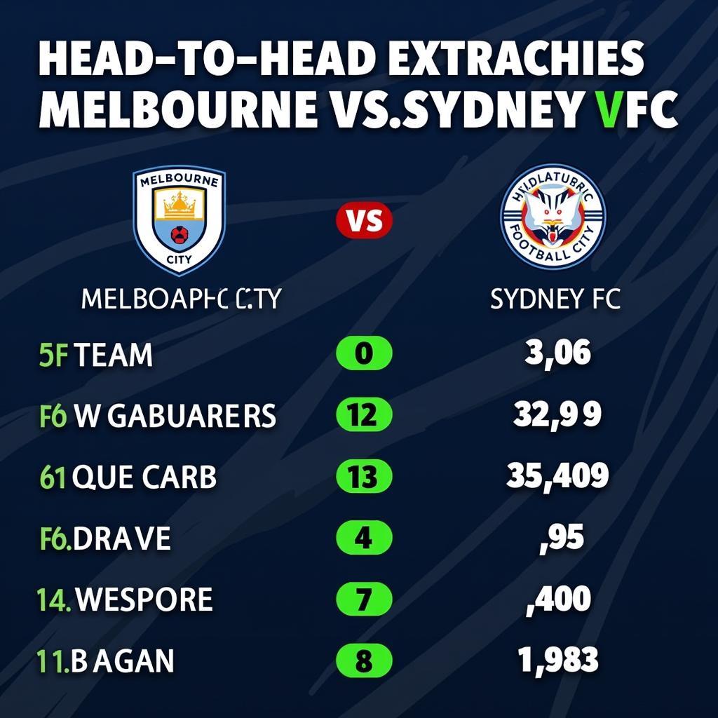 Lịch sử đối đầu Melbourne City vs Sydney FC