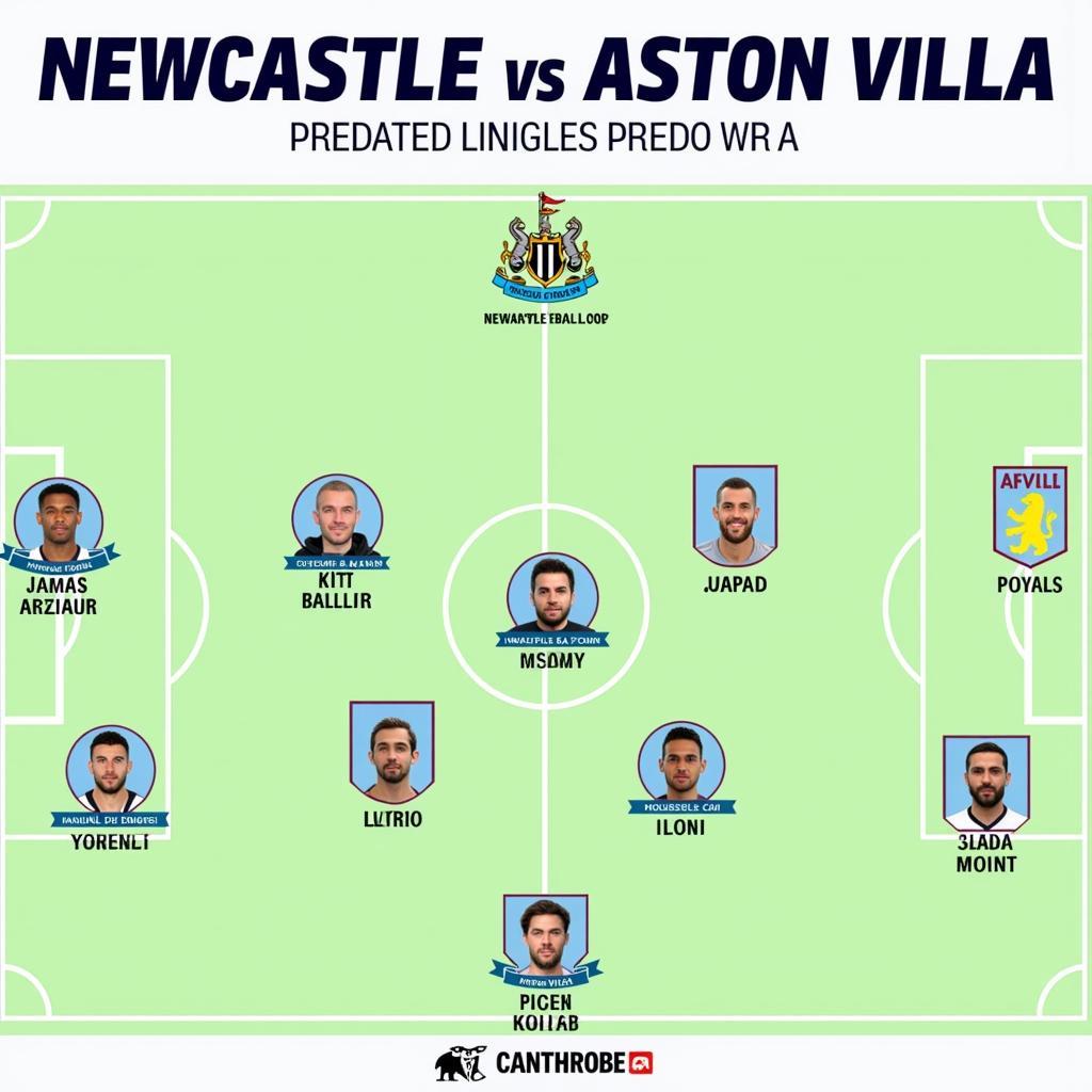 Dự đoán đội hình ra sân của Newcastle và Aston Villa