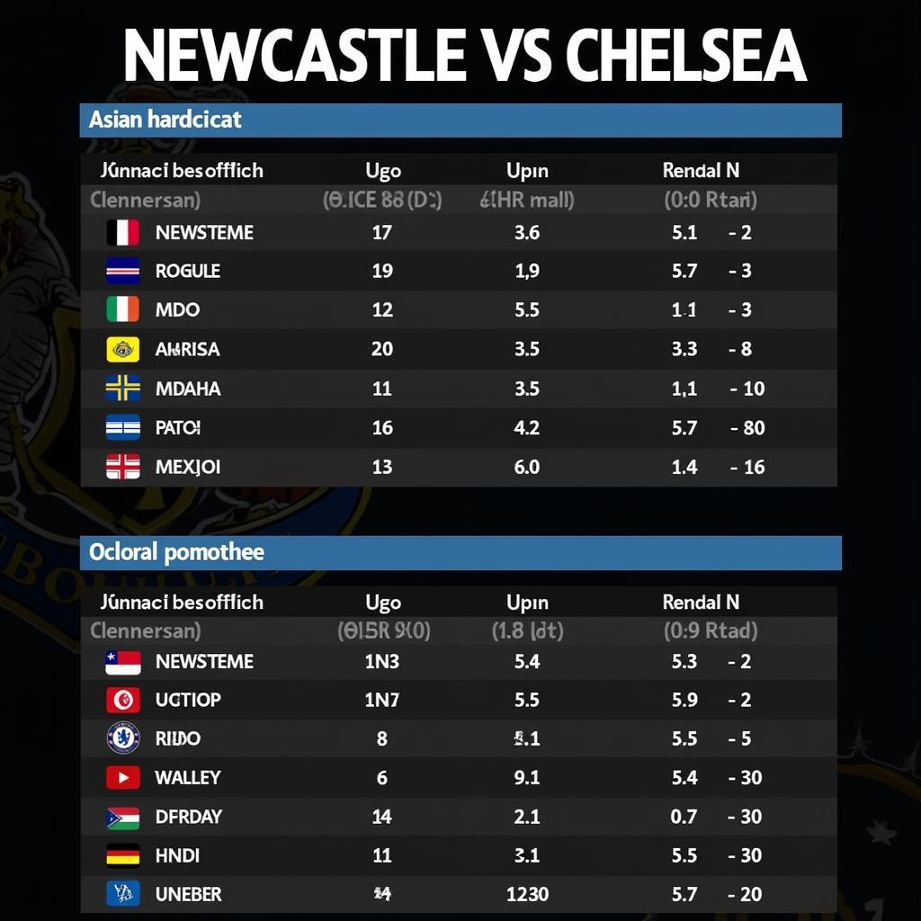 Soi kèo Newcastle vs Chelsea