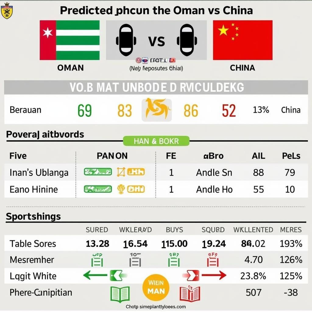 Soi kèo Oman vs China: Dự đoán kết quả