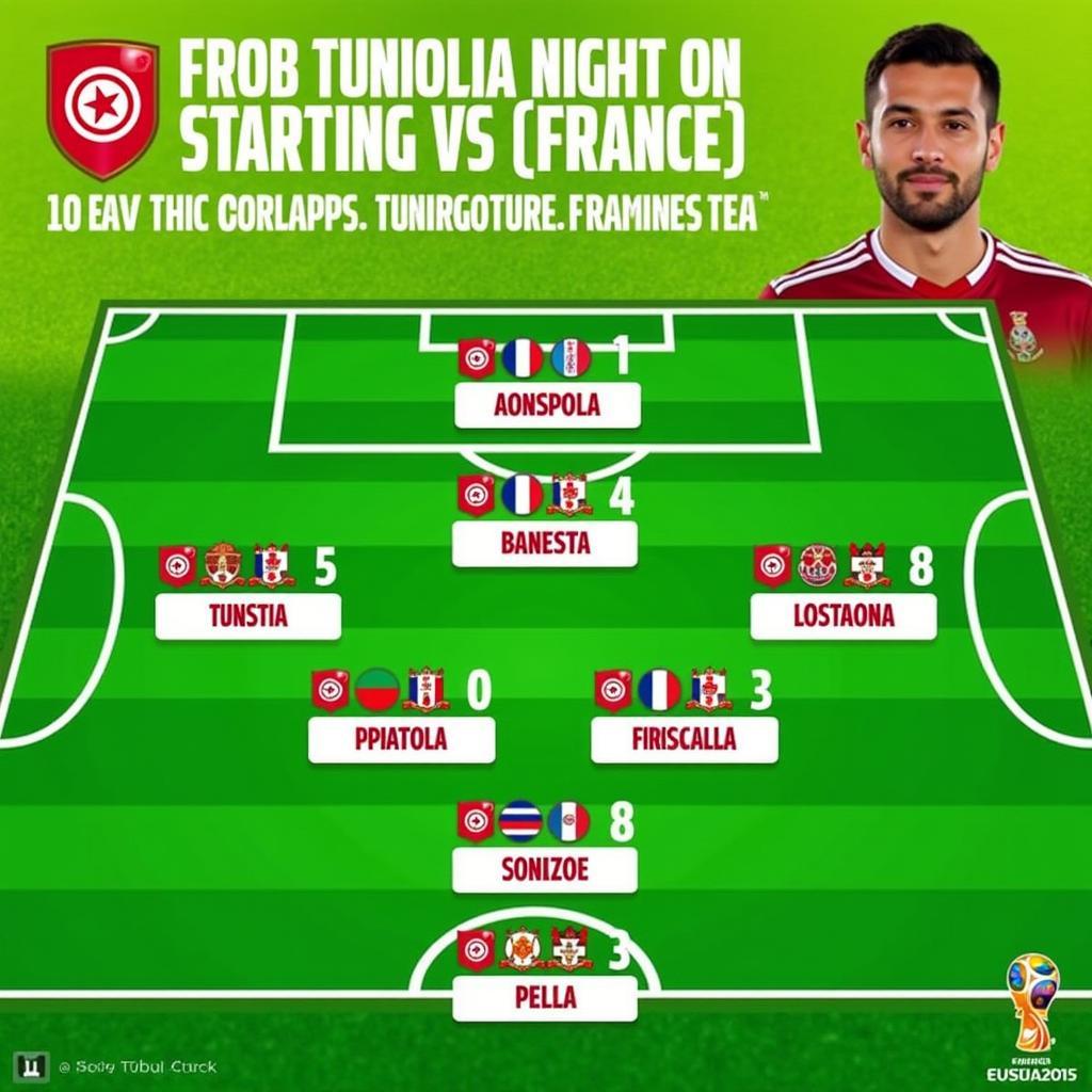 Soi kèo Pháp vs Tunisia: Đội hình Tunisia