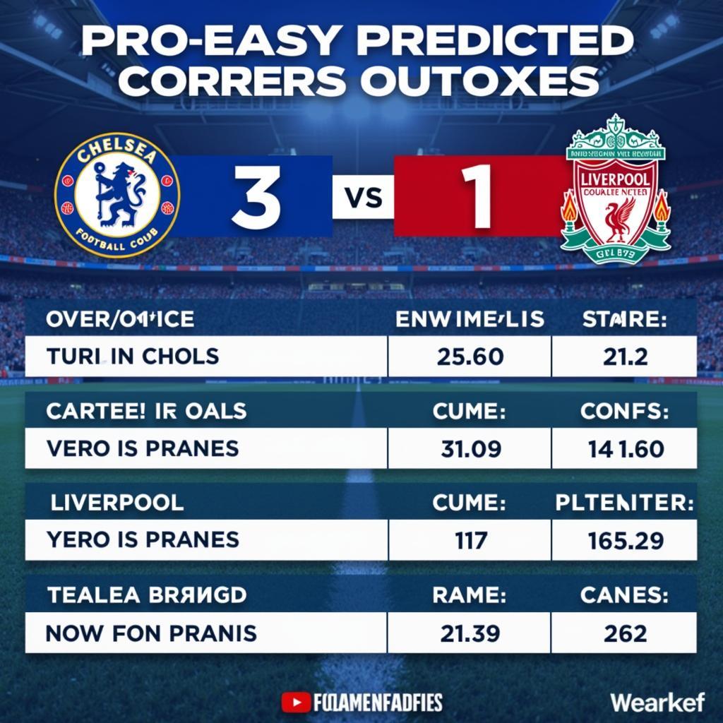 Dự đoán kết quả soi kèo phạt góc Chelsea vs Liverpool