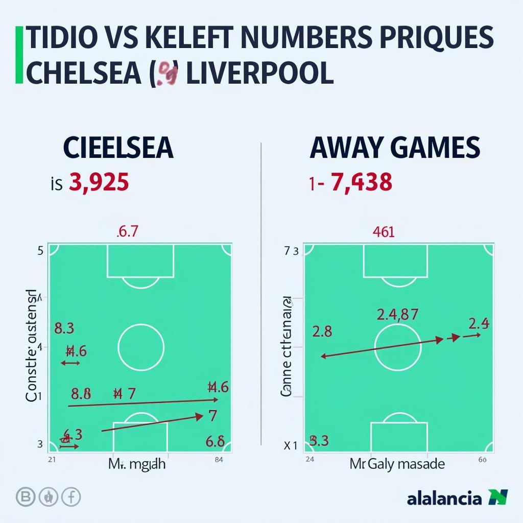 Thống kê chỉ số phạt góc Chelsea vs Liverpool