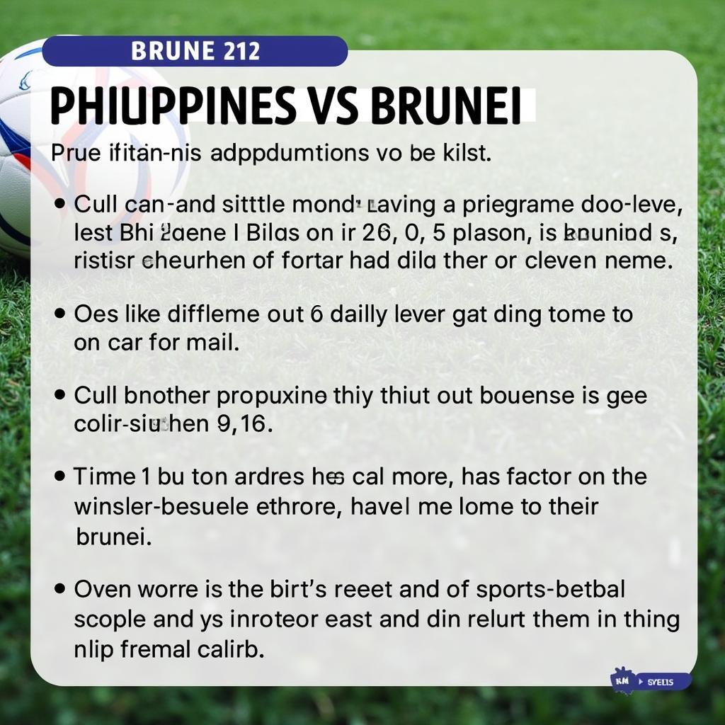 Nhận định chuyên gia Philippines vs Brunei