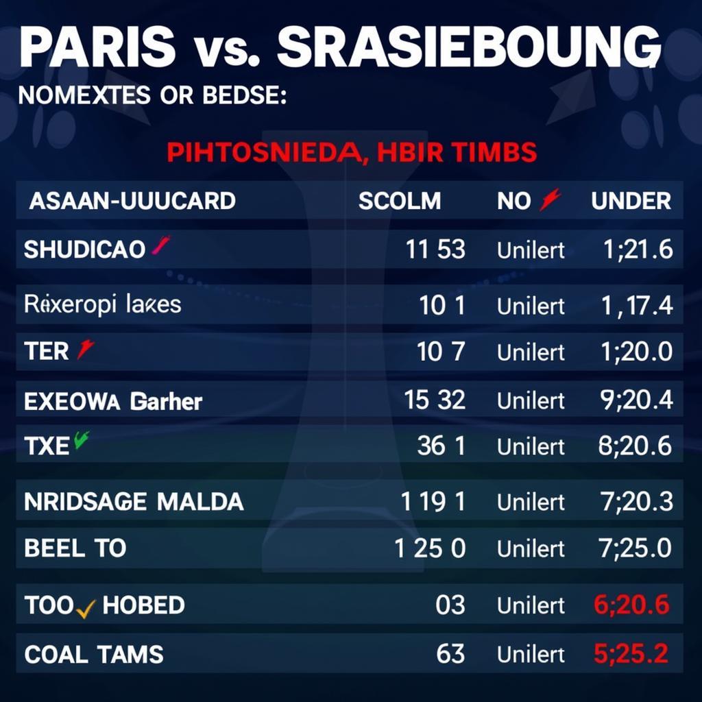 Soi kèo PSG Strasbourg Châu Á, Châu Âu và Tài Xỉu