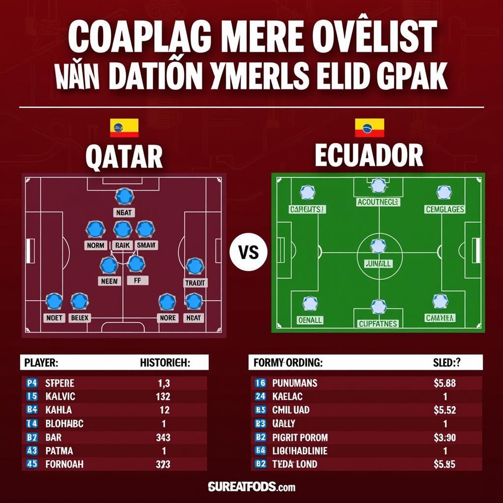 Soi kèo Qatar vs Ecuador tại sân Khalifa