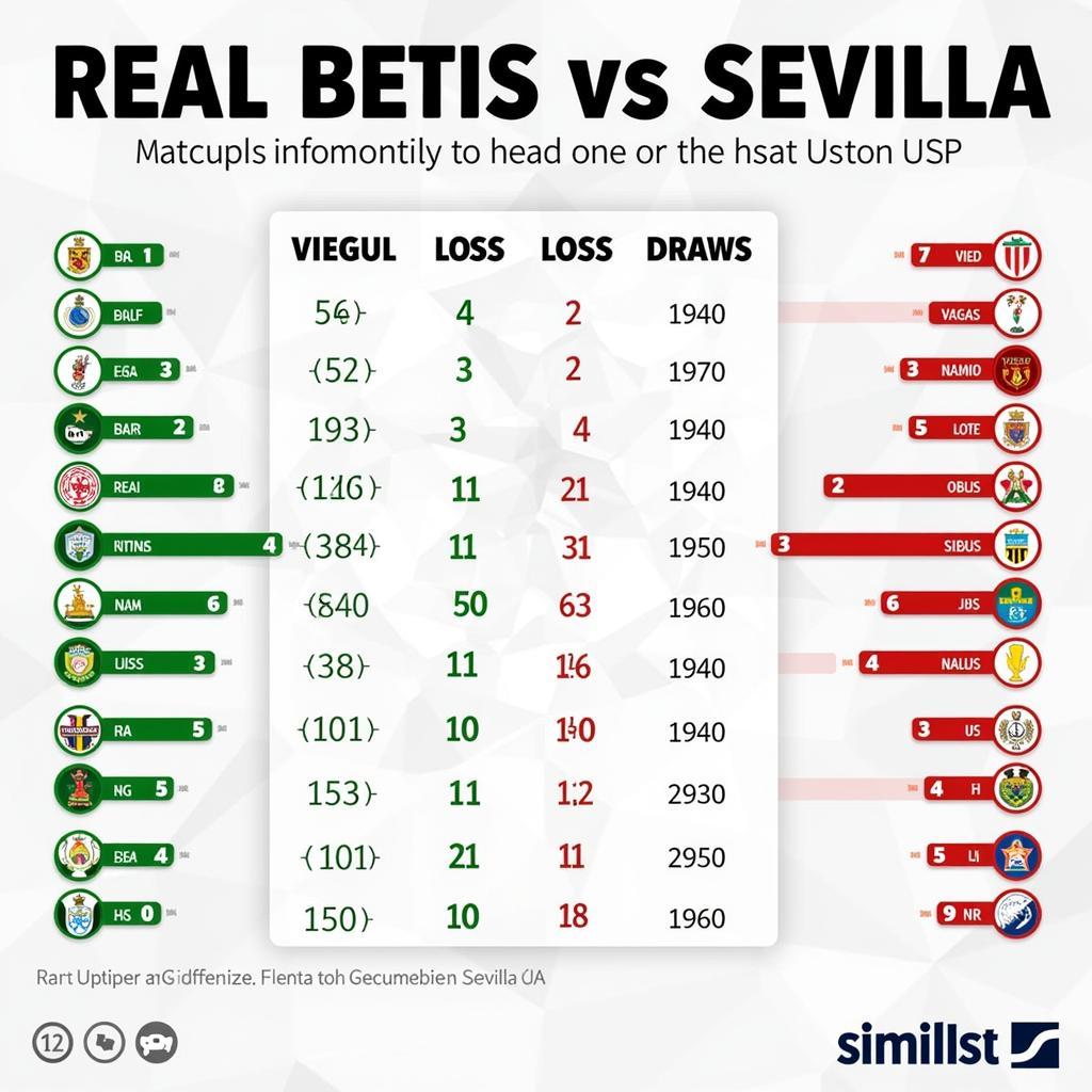 Lịch sử đối đầu Real Betis vs Sevilla