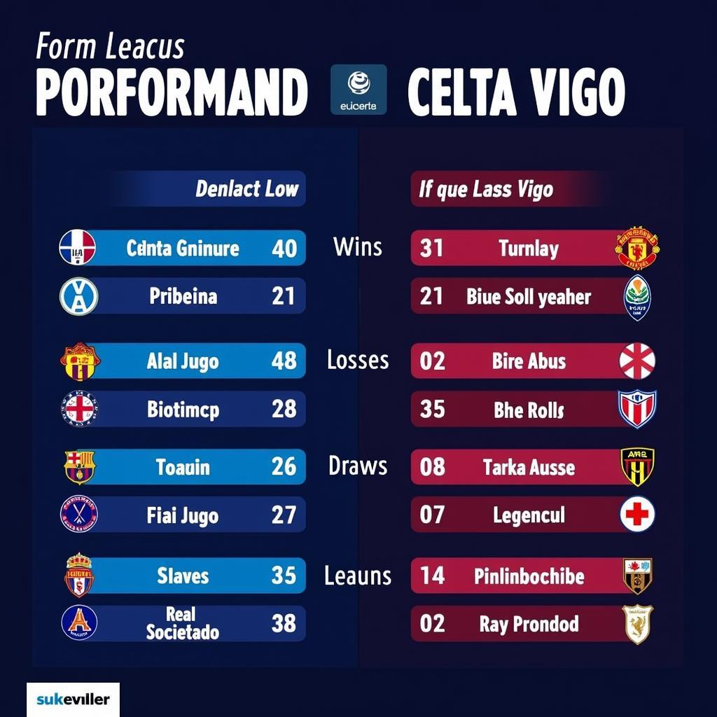 Phong độ gần đây của Real Sociedad và Celta Vigo