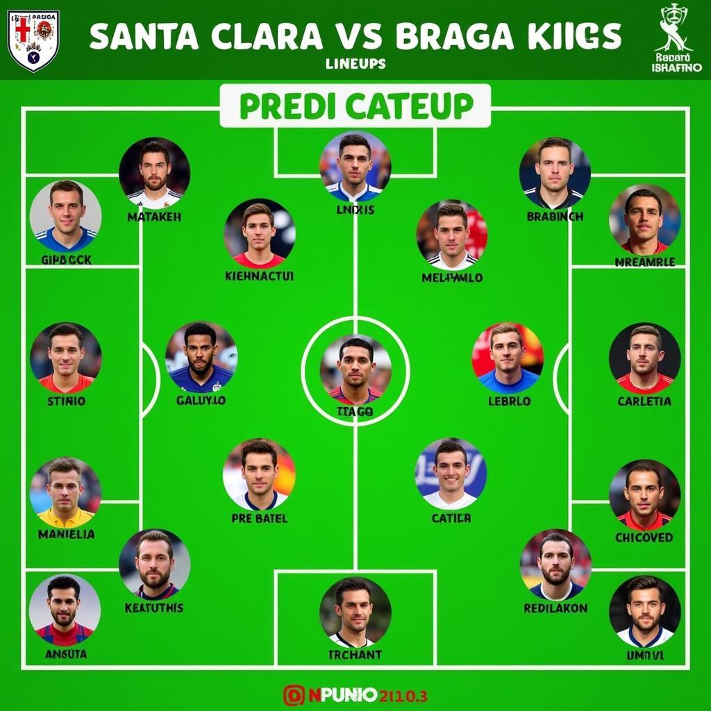 Đội hình dự kiến Santa Clara vs Braga