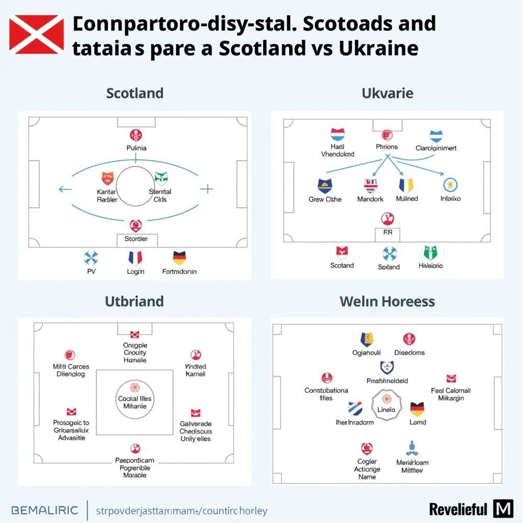 So sánh chiến thuật của Scotland và Ukraine