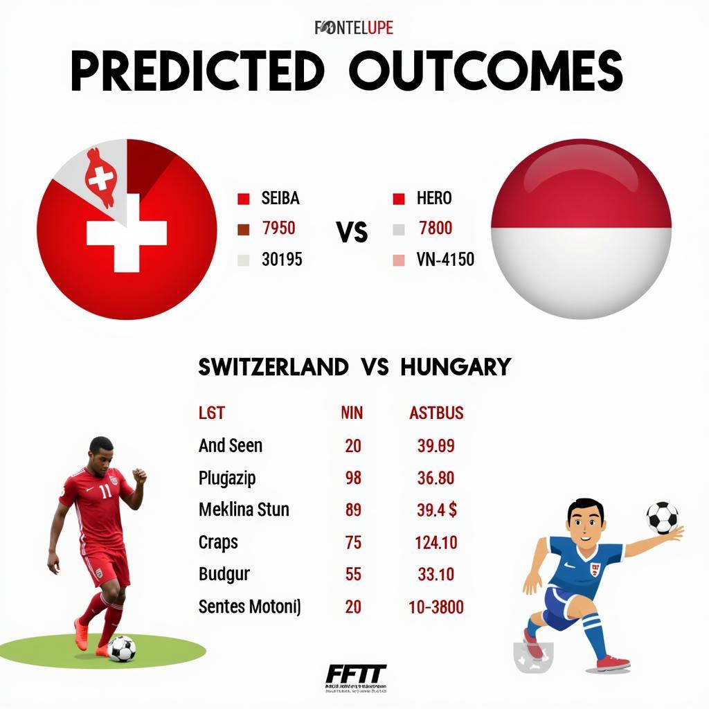 Dự đoán kết quả trận đấu Thụy Sĩ vs Hungary